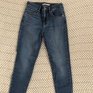 high waisted skinny jeans